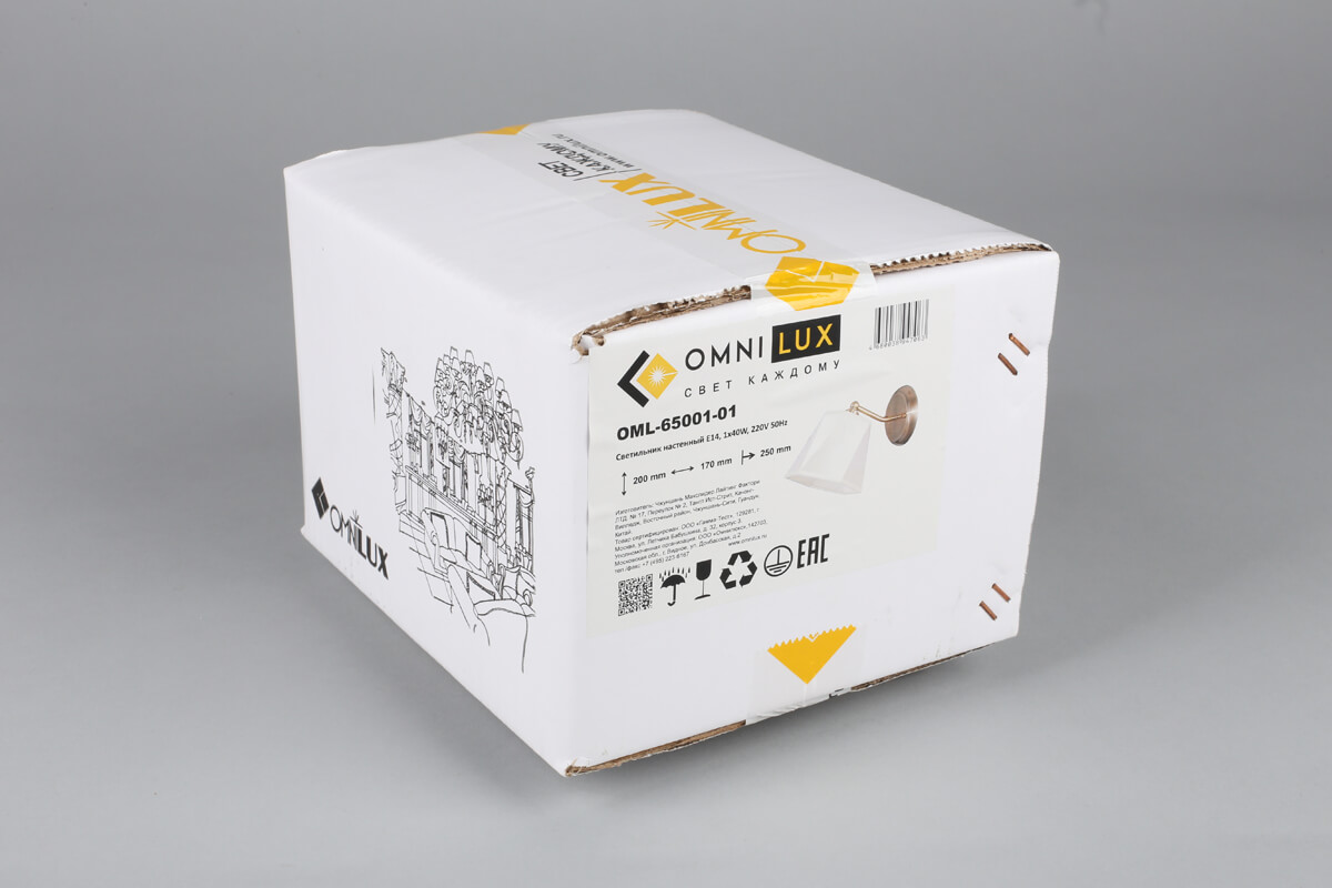 бра omnilux rapallo oml-65001-01