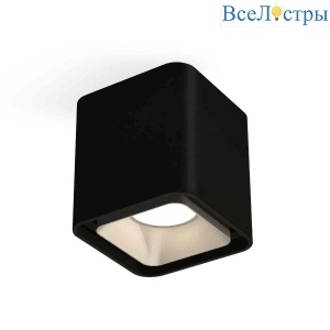 Комплект накладного светильника Ambrella light Techno Spot XS7841003 SBK/SSL черный песок/серебро песок (C7841, N7703)