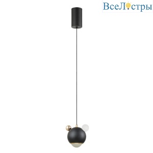 Подвесной светодиодный светильник Crystal Lux Amigo SP Led Black
