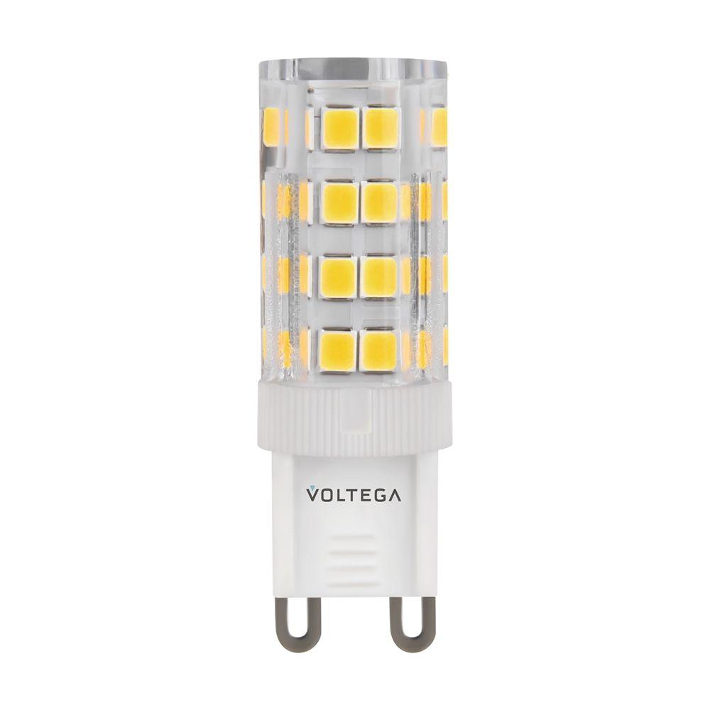 лампа светодиодная voltega g9 5w 3000к прозрачная vg9-k3g9warm5w 7185