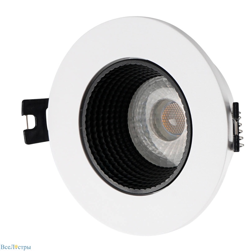 встраиваемый светильник denkirs dk3061-wh+bk