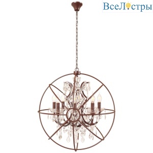 Подвесная люстра LOFT IT Foucaults orb crystal Loft1897/8
