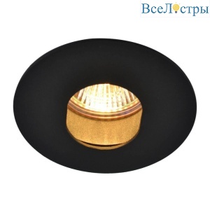 Встраиваемый светильник Arte Lamp Accento A3219PL-1BK