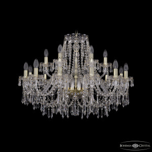Подвесная люстра Bohemia Ivele Crystal 1403/12+6/300 G