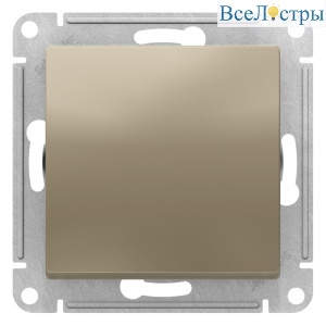 Выключатель одноклавишный проходной Schneider Electric Atlas Design ATN000561