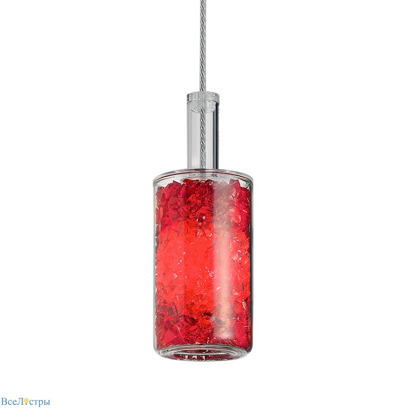 подвесной светильник leucos shaker s red 0003577