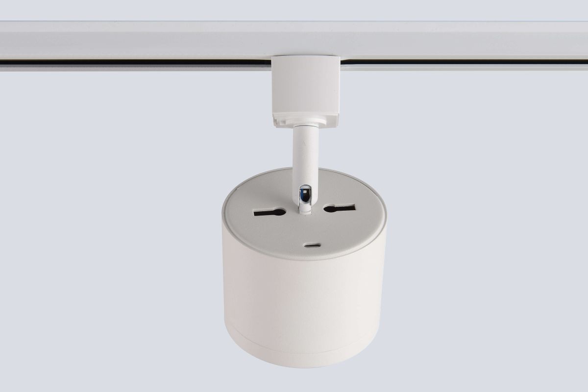 трековый однофазный светильник crystal lux clt 0.31 020 wh