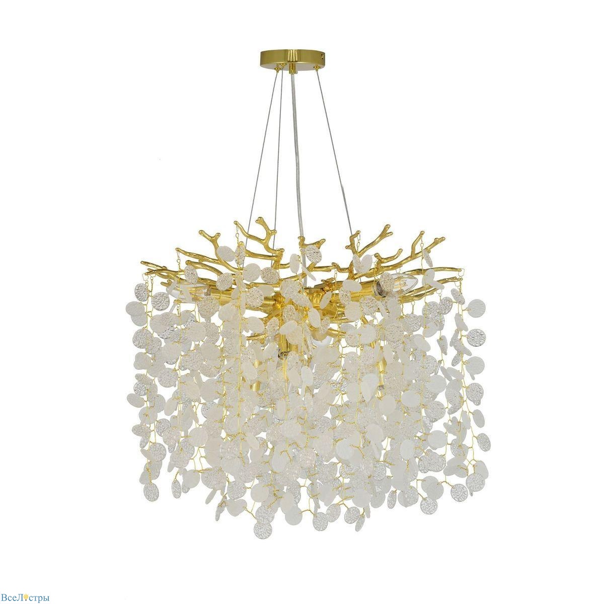 подвесная люстра lumina deco trevia ldp 8029-800 gd