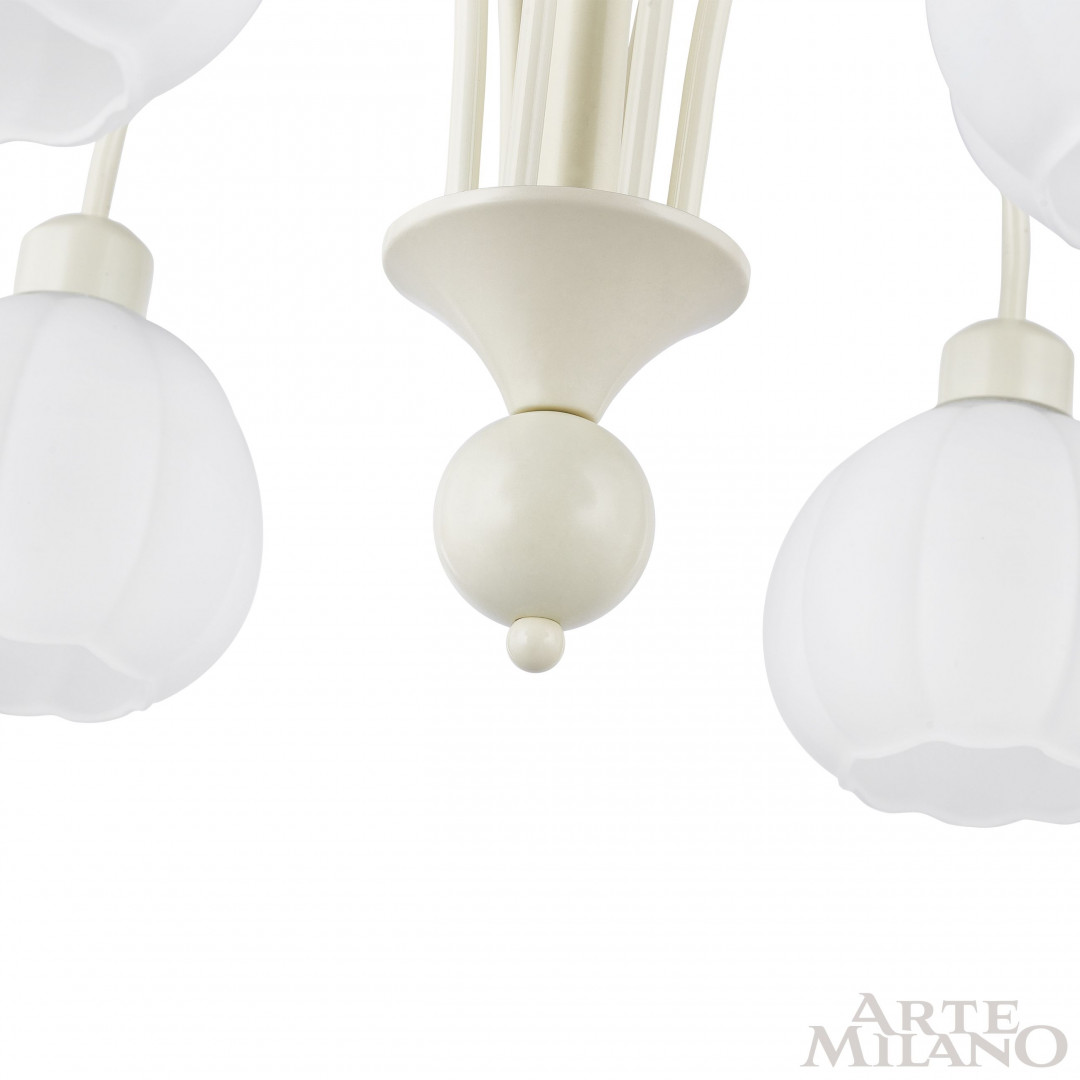 люстра на штанге arte milano napoli 315066/d680/6 iv