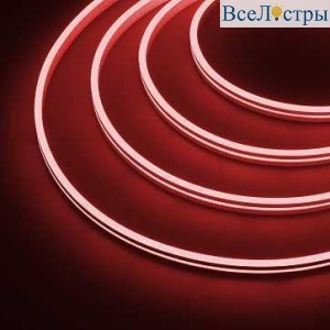 Гибкий неон Arlight 7,2W/m 168Led/m 2835SMD красный 5M Moonlight-Side-A168-4x10mm 24V Red 038313