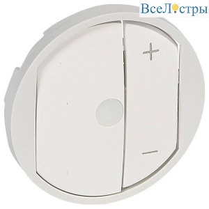 Лицевая панель Legrand Celiane диммера IOBL белая 068075