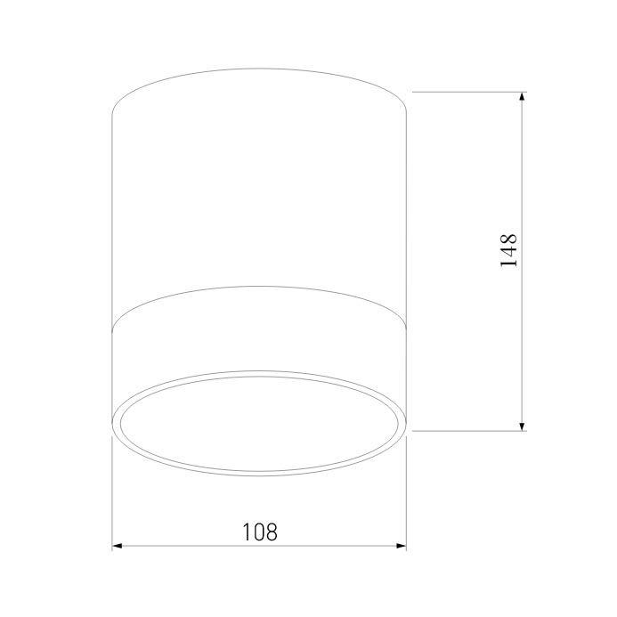 уличный светодиодный светильник elektrostandard light led 35140/h белый 4690389177958