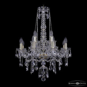 Подвесная люстра Bohemia Ivele Crystal 1415/8+4/200/h-75 G
