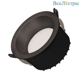 Встраиваемый светильник Arlight MS-DROP-BUILT-R105-14W Warm3000 (BK, 85 deg, 230V) 041495