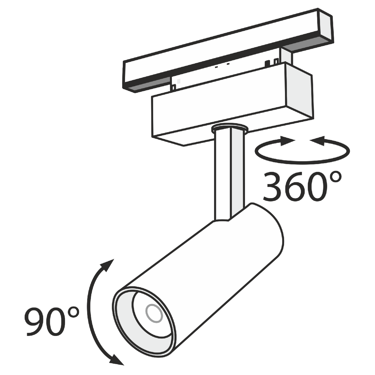 трековый светильник maytoni track lamps tr019-2-10w3k-b
