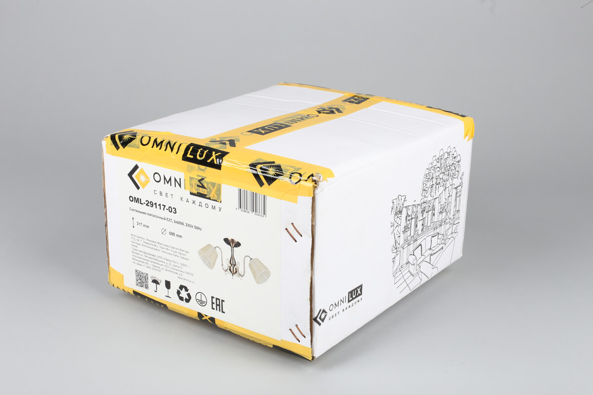 потолочная люстра omnilux leonessa oml-29117-03