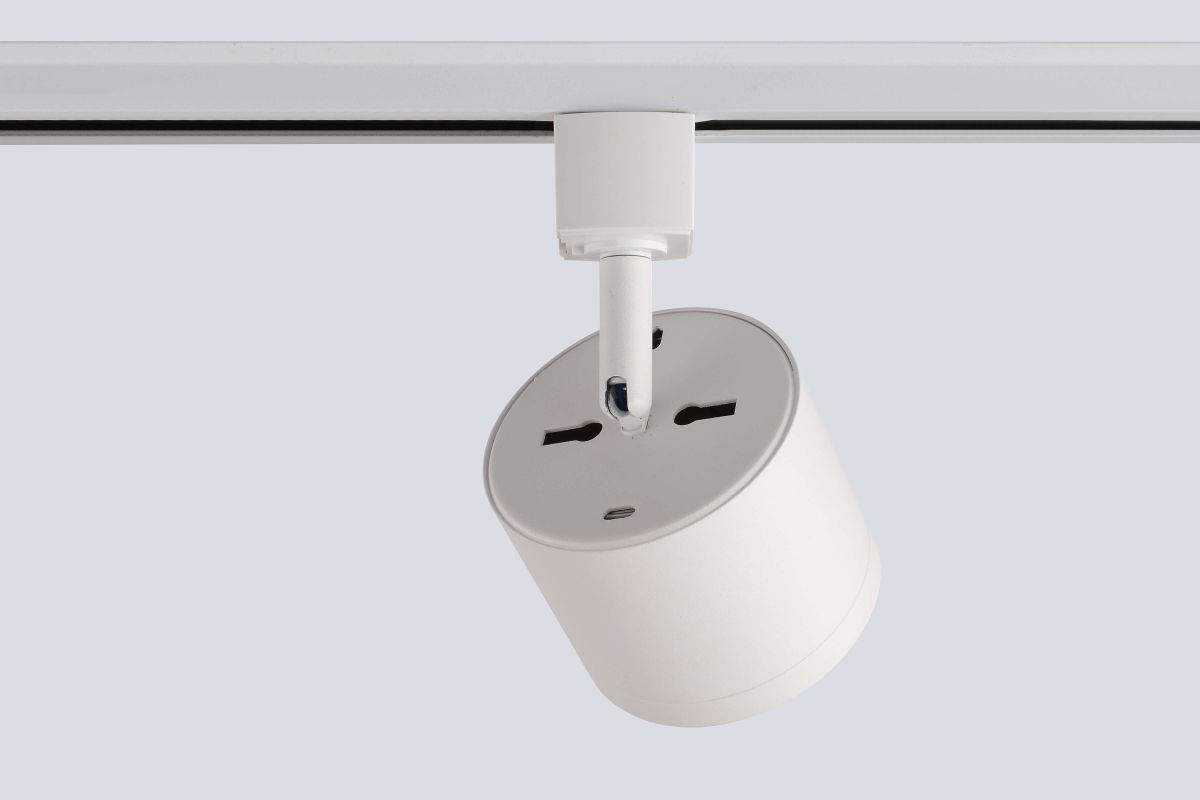 трековый однофазный светильник crystal lux clt 0.31 020 wh