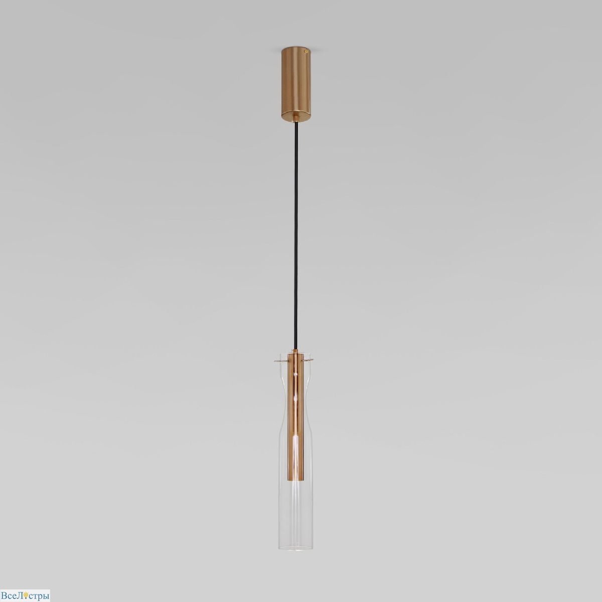 подвесной светильник eurosvet swan 50254/1 led латунь a063278