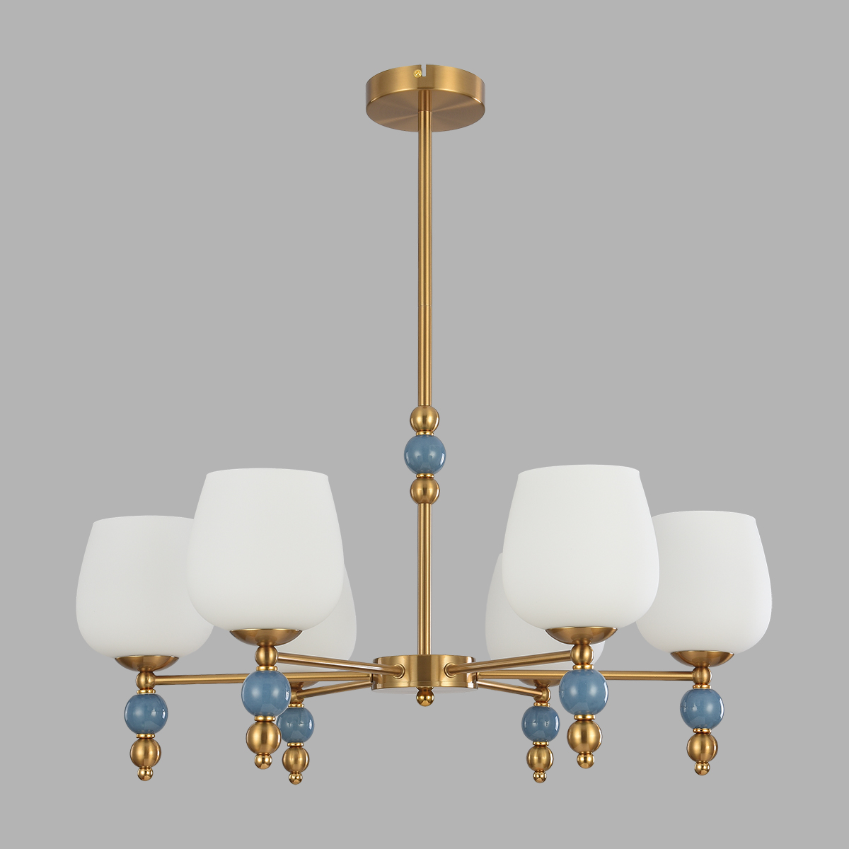 люстра на штанге lumion moderni lolita 8426/6c