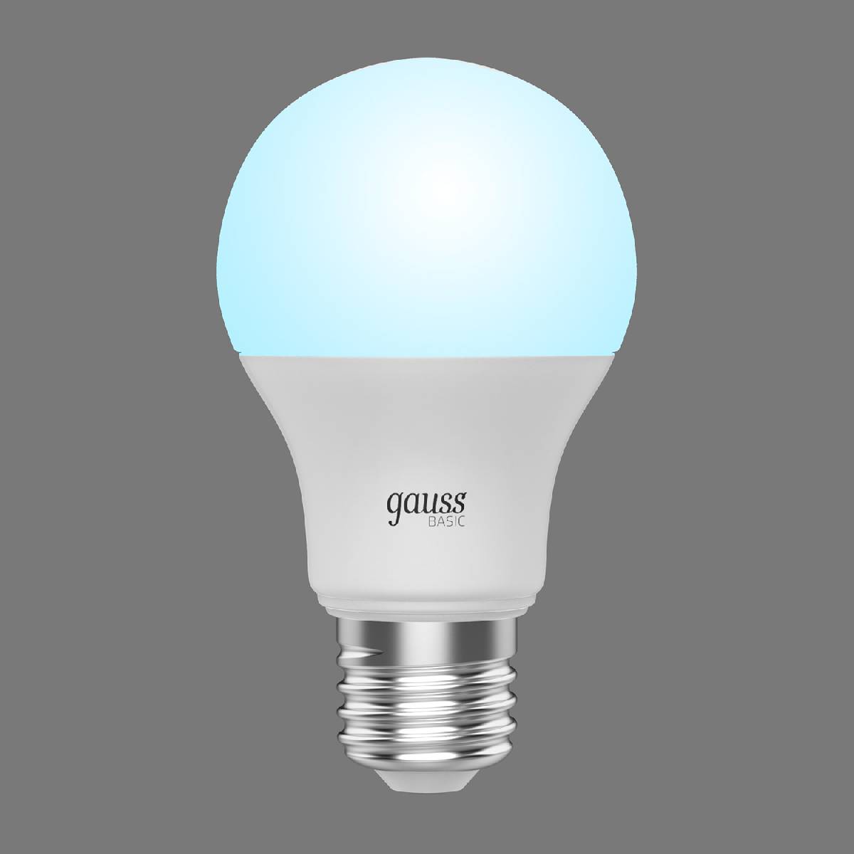 лампа светодиодная gauss basic e27 12w 4100k 202402212
