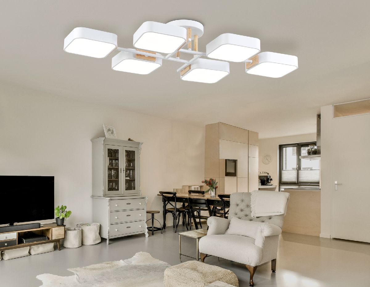 потолочная люстра ambrella light linetech comfort fl4886