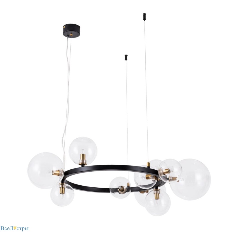 подвесная люстра arte lamp vincent a7790sp-10bk