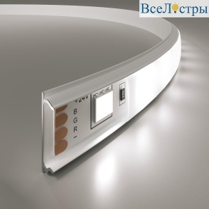 Профиль гибкий алюминиевый с рассеивателем Elektrostandard LL-2-ALP012 a053631