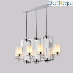 Подвесная люстра iLamp King RM6201-8P CR+CL