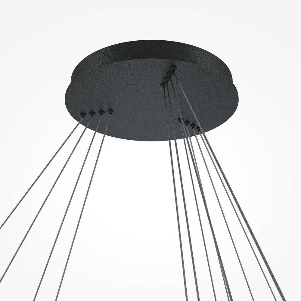 подвесной светодиодный светильник maytoni rim mod058pl-l174bk