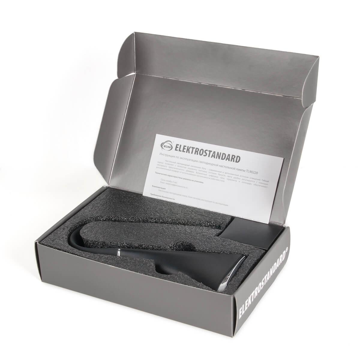 настольная лампа elektrostandard elara черный 4690389102356