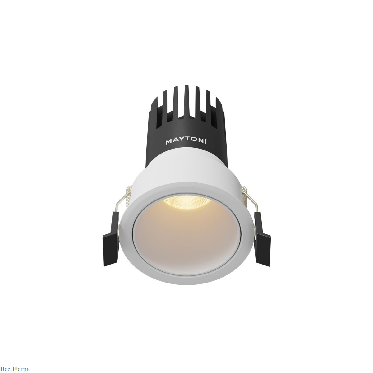 встраиваемый светильник maytoni dip dl116-10w-2.7k-w