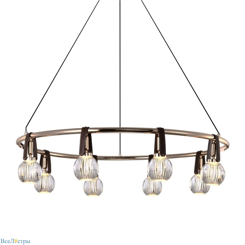 подвесная люстра delight collection p0853-8c s-gold
