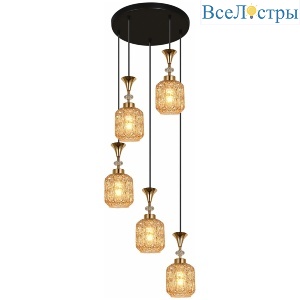 Подвесная люстра Reluce 02003-0.9-05 AMBER
