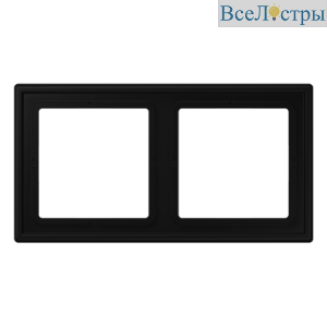 Рамка двухместная Jung LSZ982BFSWM