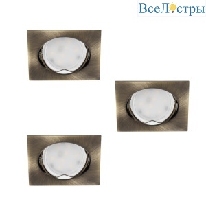 Точечный светильник (в комплекте 3 шт.) Kanlux TRIBIS II L AB 23843
