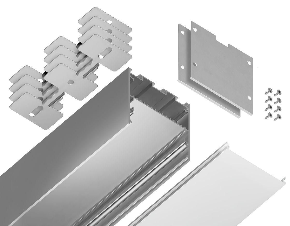 алюминиевый профиль ambrella light profile system gp3100al