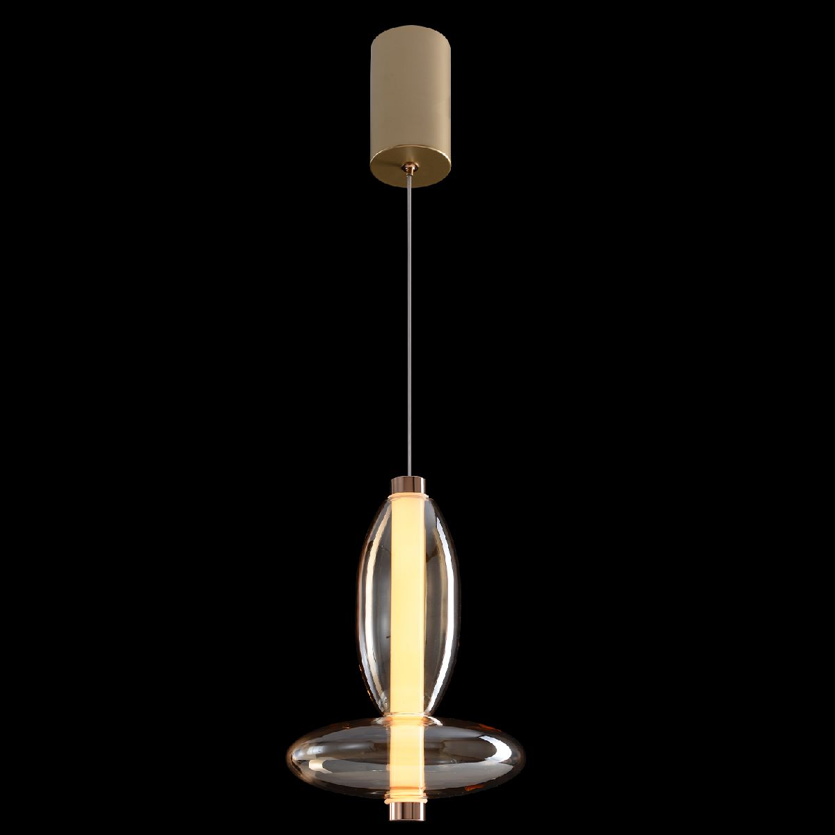 подвесной светильник crystal lux quasar sp7w led amber
