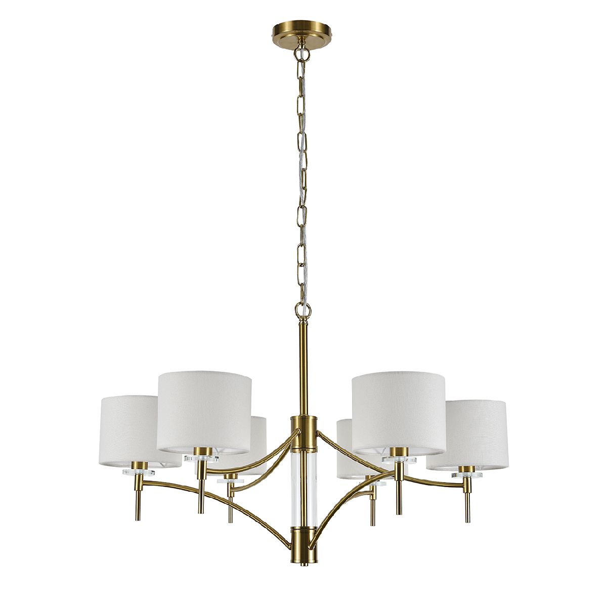 подвесная люстра indigo boheme 13031/6p brass v000525
