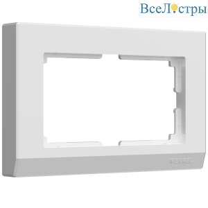 Рамка для двойной розетки Werkel Stark белый W0081801 4690389161964
