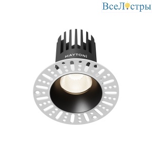 Встраиваемый светильник Maytoni Dip DL121-15W-4K-TRS-B