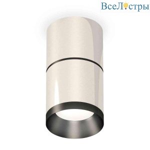 Комплект накладного светильника Ambrella light Techno Spot XS7405041 PSL/PBK серебро полированное/черный полированный (C7405, A2071, C7405, N7031)