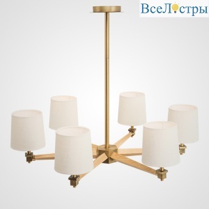 Люстра на штанге ImperiumLoft Stavra Jorgenson White/Light Wood 203575-26