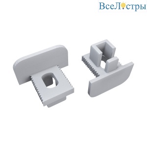 Комплект заглушек для алюминиевого профиля 08-39 2шт Apeyron З-08-39
