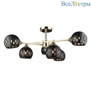 Люстра на штанге IMEX MD.4211-6-S-GD+FGD