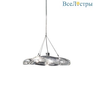 Подвесной светильник DeLight Collection Manta 2049P/D250 silver/clear