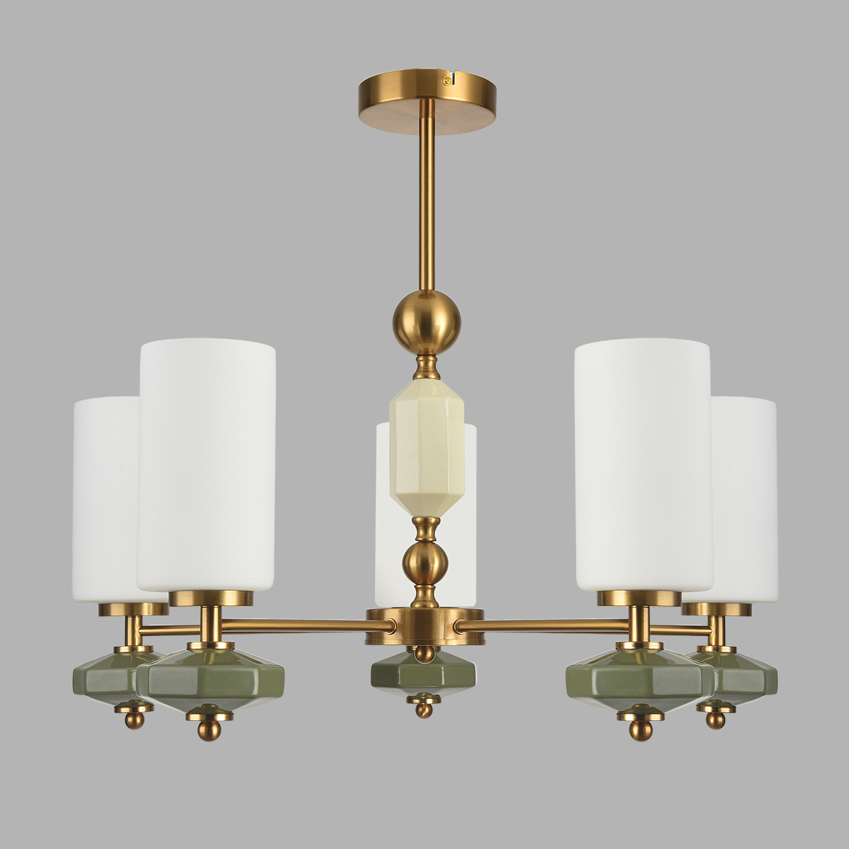 люстра на штанге lumion moderni mila 8427/5c
