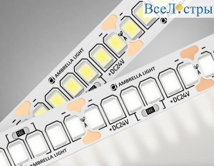 Светодиодная лента Ambrella Light 10W/m 120LED/m 2835SMD дневной белый 5M GS3102