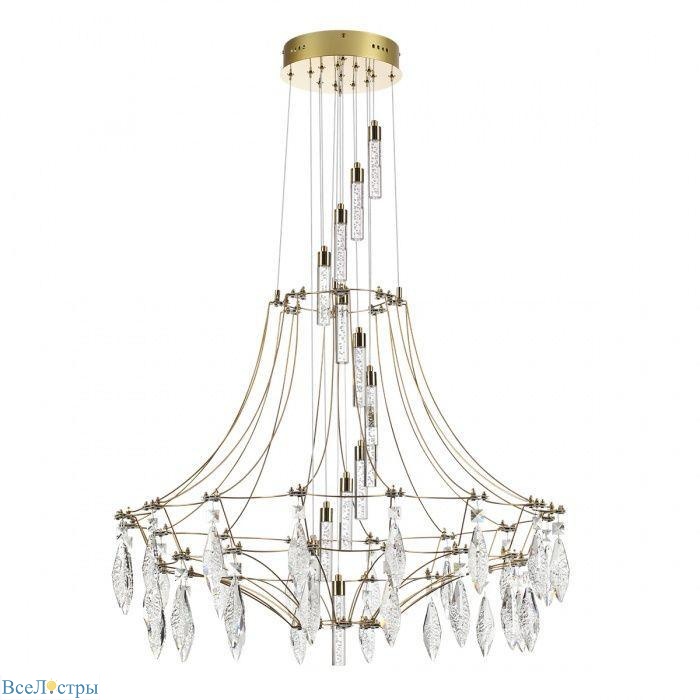 подвесная светодиодная люстра odeon light classic flamenco 7000/51l