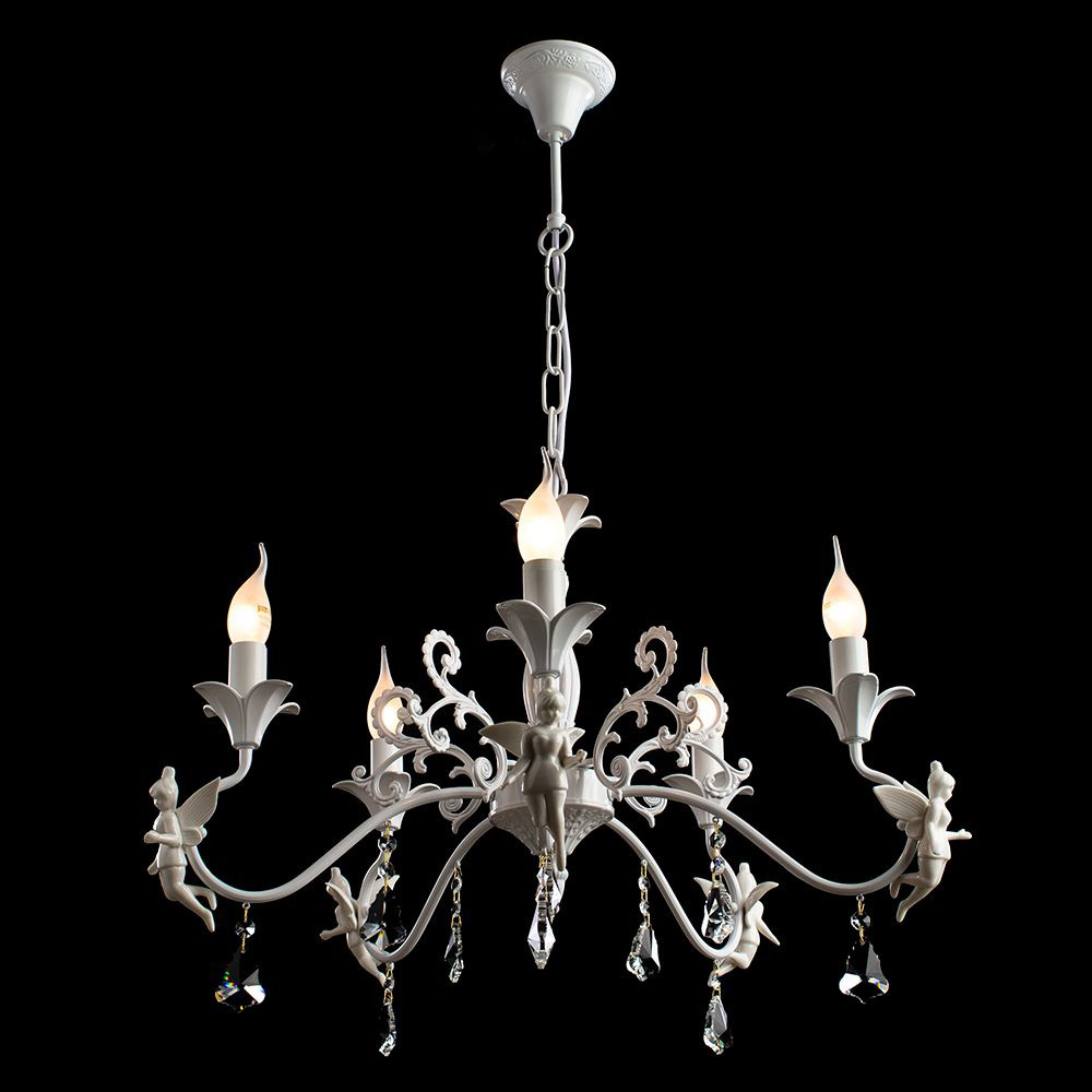 подвесная люстра arte lamp angelina a5349lm-5wh