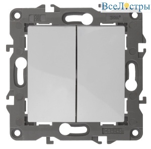Переключатель двойной Эра 14-1106-01 Б0034243
